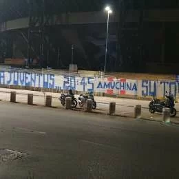 “Il vero virus si chiama Juventus, Amuchina su Torino”: ecco lo striscione esposto al San Paolo