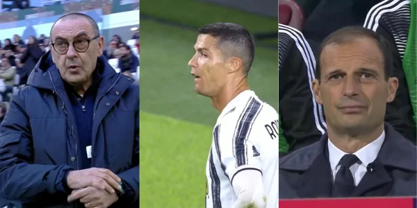 Sarri e Allegri fatti fuori per una frase su Ronaldo