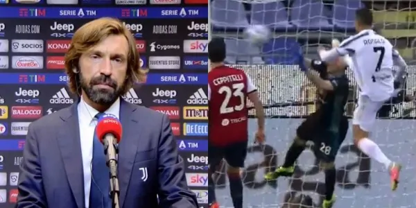 Pirlo: “Ronaldo-Cragno? Classico intervento di gioco, guardava la palla”