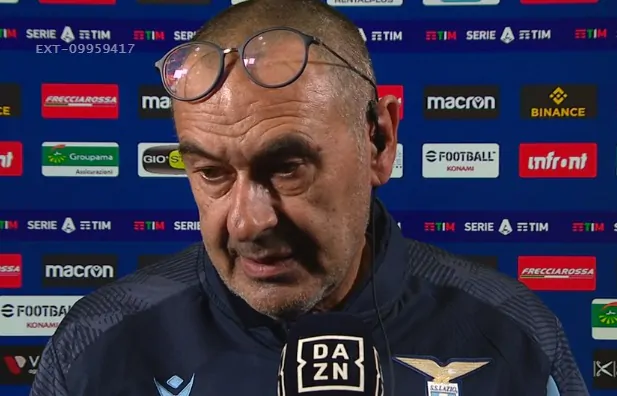 Sarri: “I nostri esterni non possono farlo in ogni partita! Immobile? Difficile da sostituire”