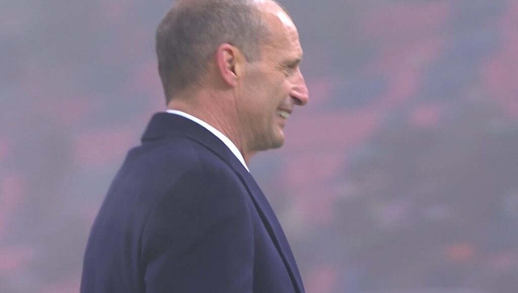 Allegri Juventus sorridente