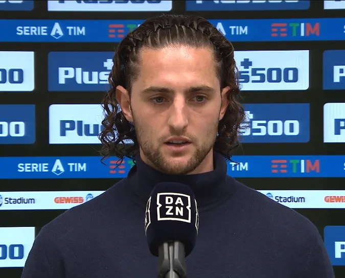 Rabiot prima dell’Atalanta: “Il mister ha capito le mie caratteristiche”