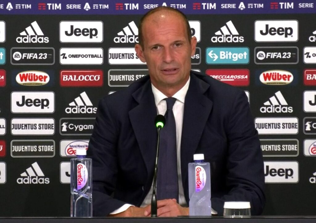 Allegri conferenza stampa paredes Juventus