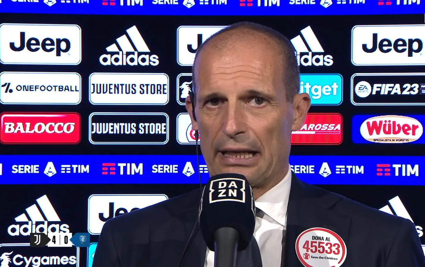 Allegri: “Deve succedere con Cuadrado e Kostic! Vi dico cosa ho detto a Paredes”