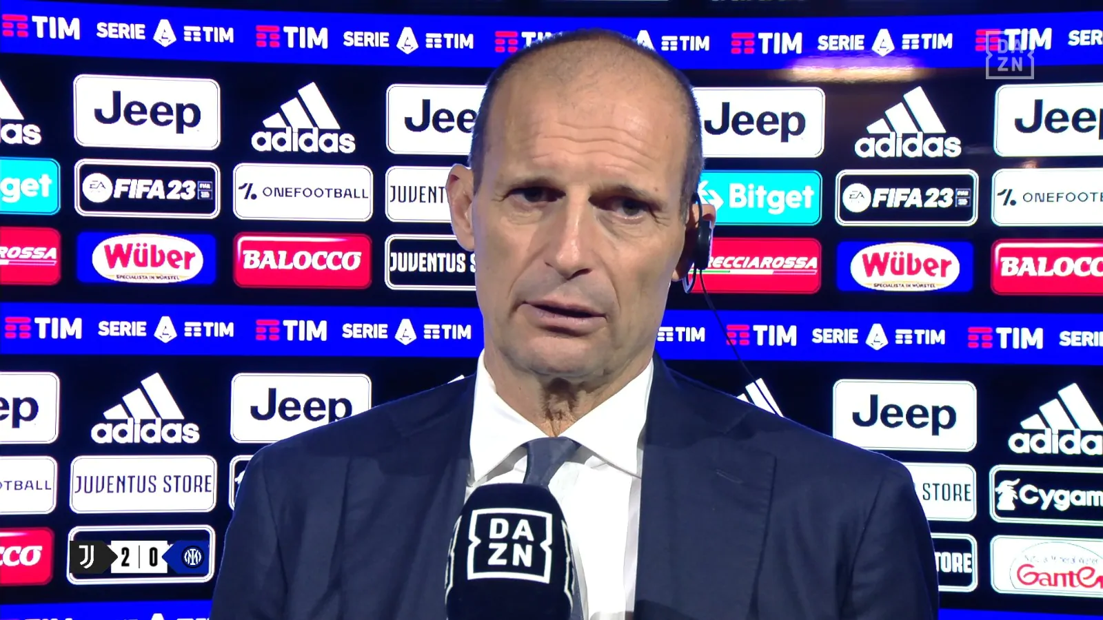 Allegri: “DNA Juve? Ora i ragazzi capiscono tutto. Scudetto? Dopo la sosta vedremo”