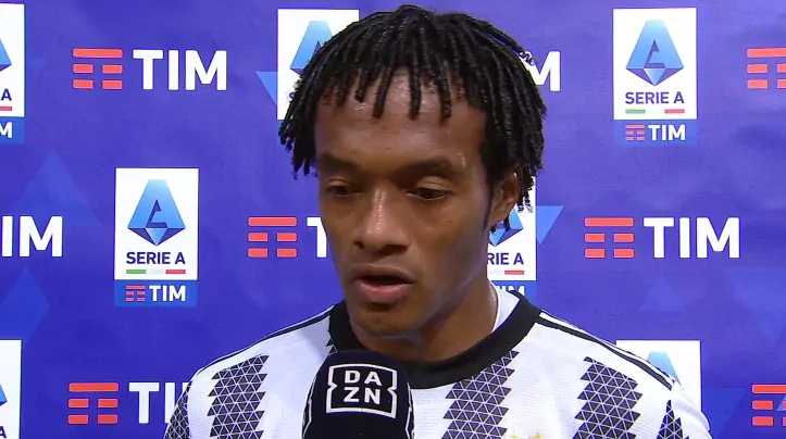 Cuadrado: “C’è rammarico per il pareggio”, poi l’attacco all’arbitro