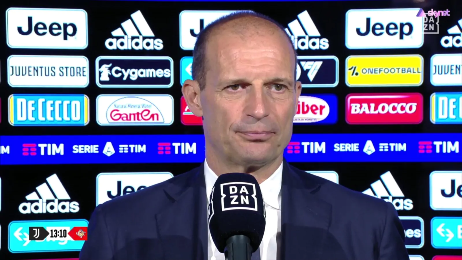 Allegri: “Vlahovic sta molto bene, Pogba pensava di non giocare”!