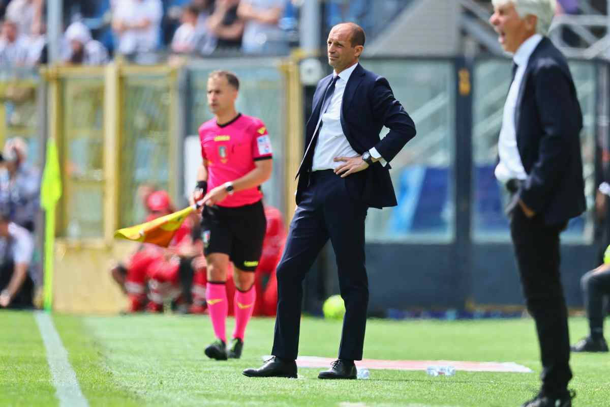 Massimiliano Allegri a bordocampo