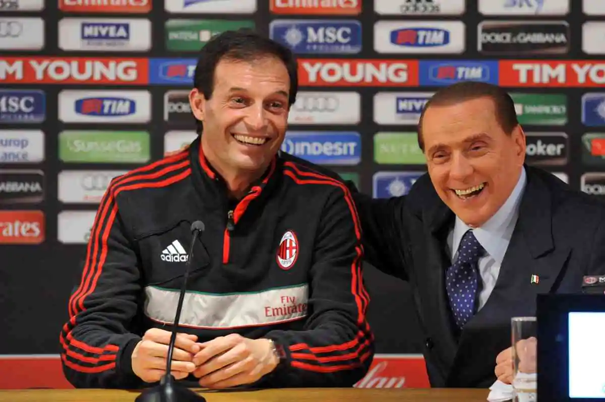 Allegri ricorda Berlusconi