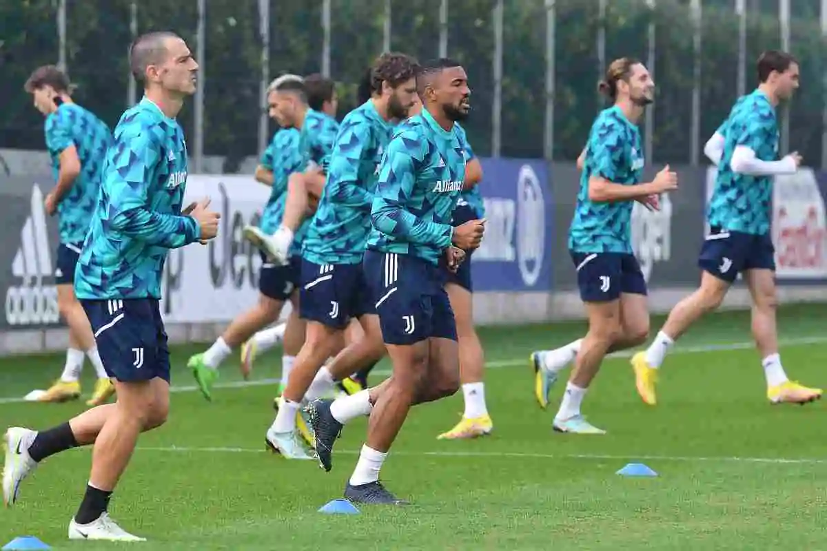 La Juve in allenamento