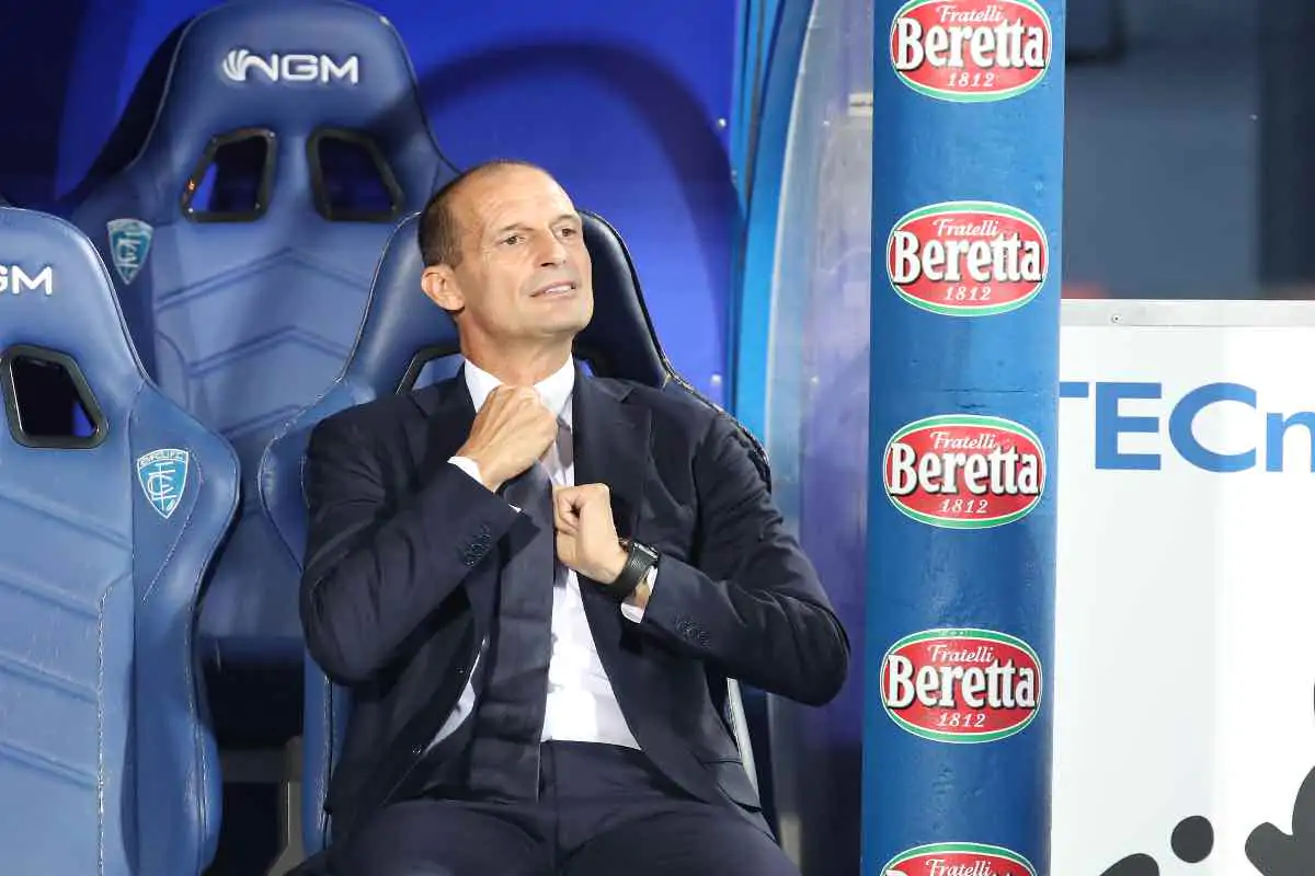 Allegri in panchina