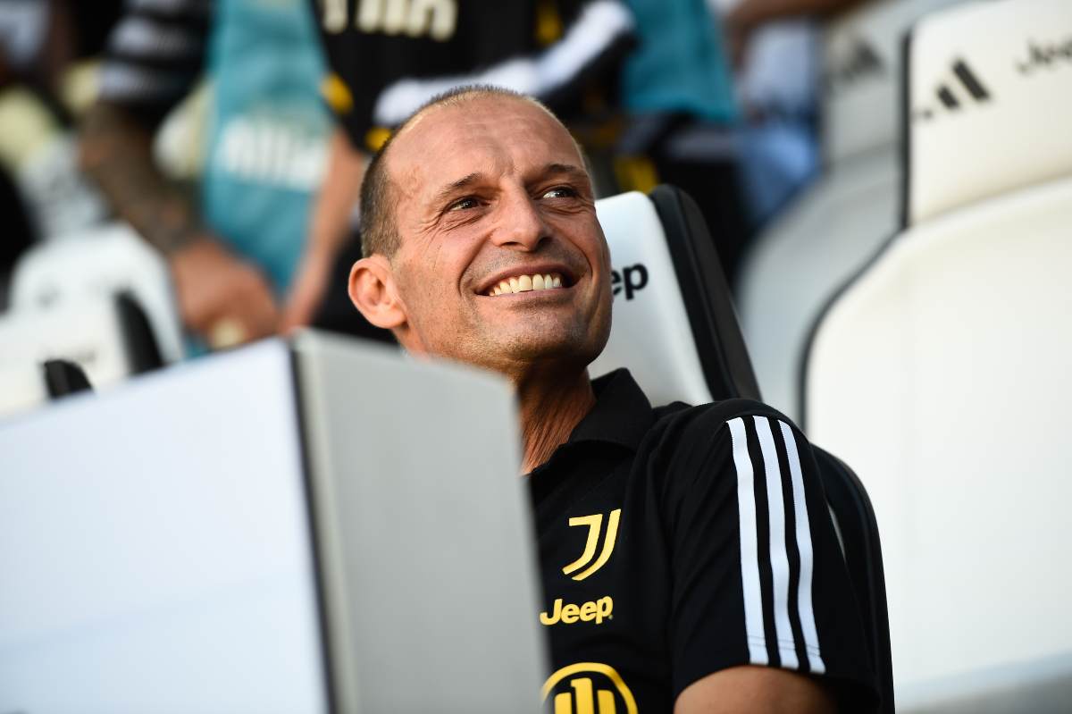 Allegri sorride