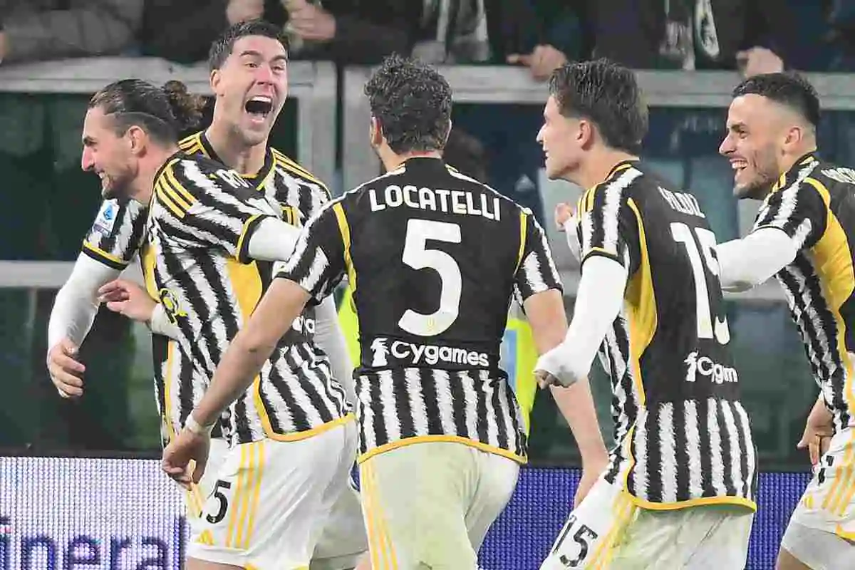 Bordata contro il giocatore della Juve