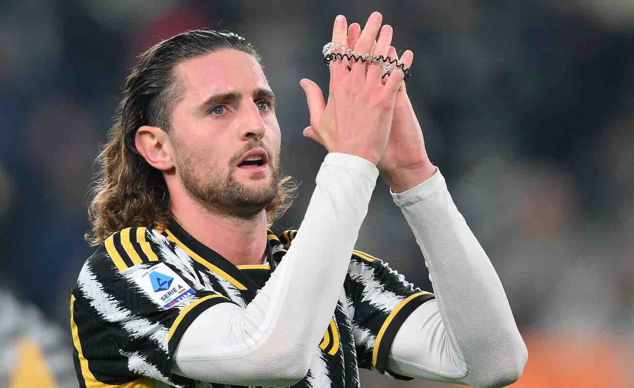 Il saluto della Juventus a Rabiot