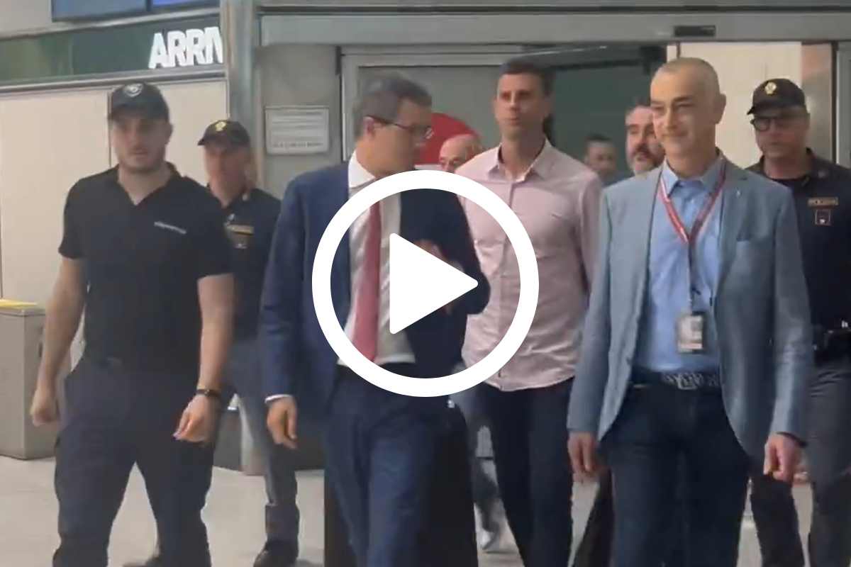 Thiago Motta Arrivato in Aeroporto