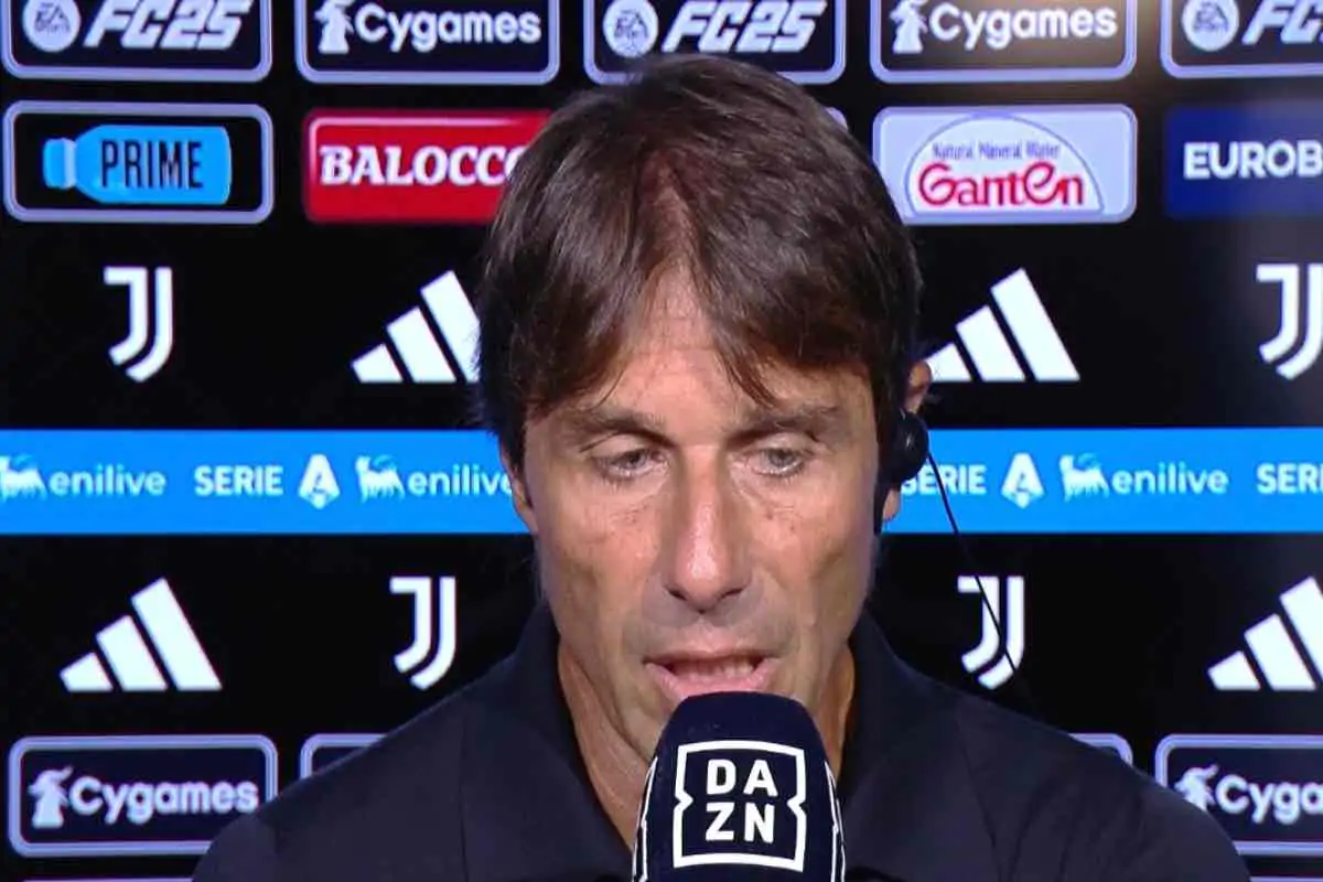 Juventus Napoli, Conte sorprende nel post partita: l’ha detto in diretta