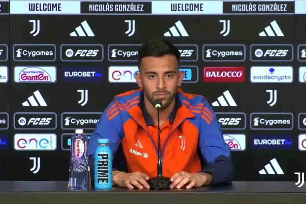 Nico Gonzalez in conferenza stampa