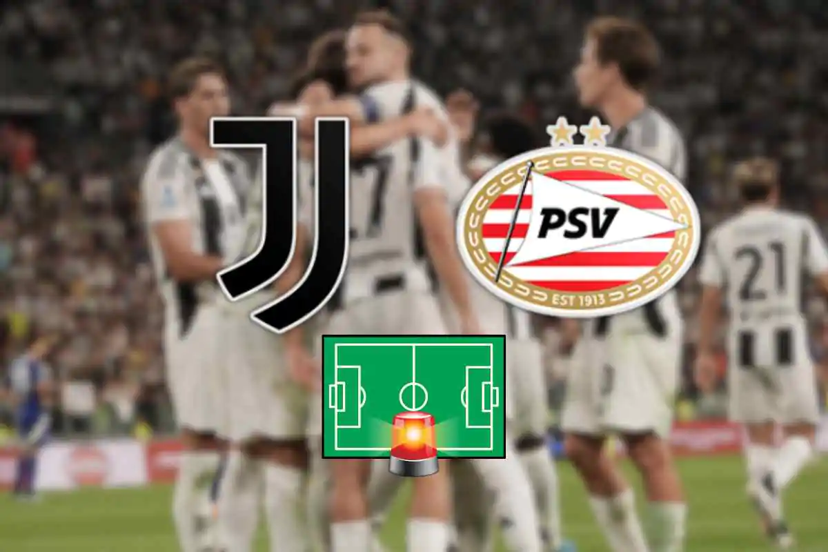 Juve-PSV, le probabili e il ballottaggio