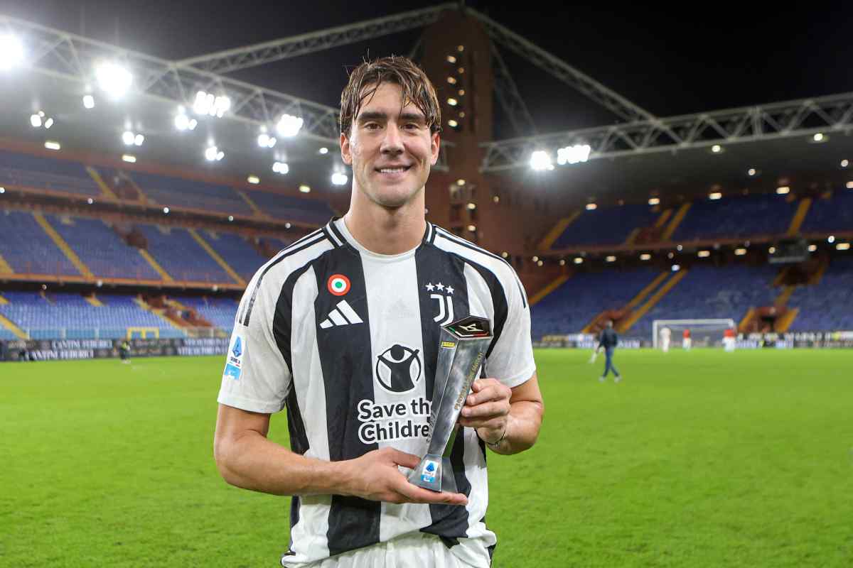 Genoa-Juventus 0-3, le parole di Vlahovic