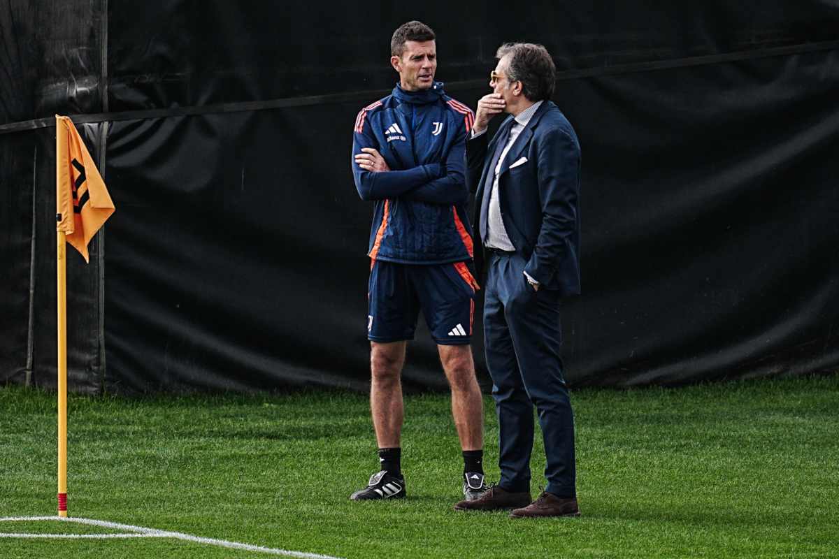 Thiago Motta e Cristiano Giuntoli