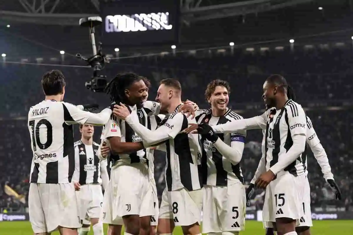 Esulta la Juve