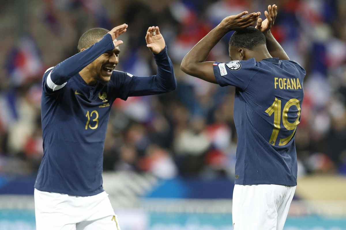 Todibo esulta con la maglia della Francia