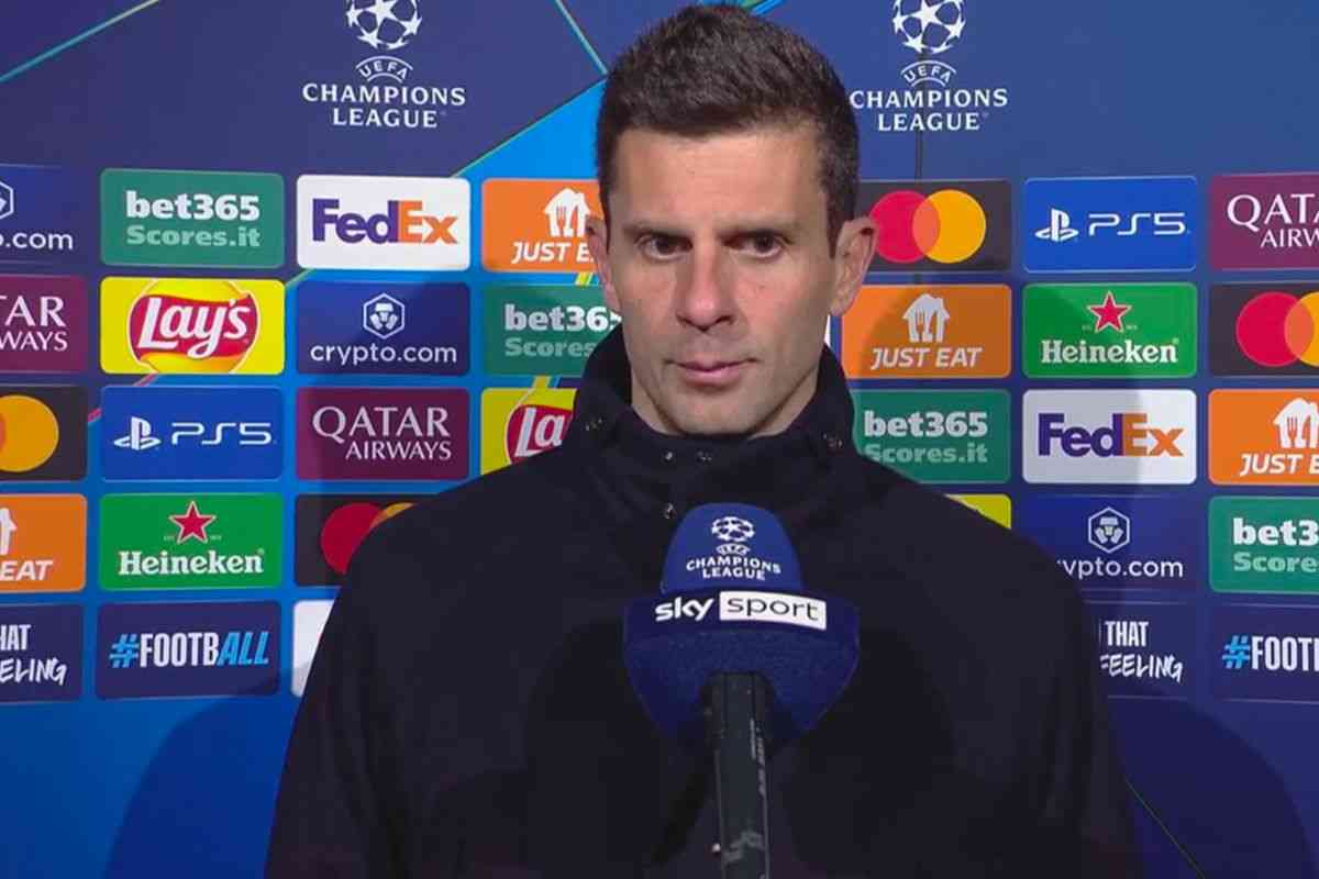 Juve-Benfica, Thiago Motta: “Hanno meritato loro”, poi l'annuncio su Kalulu