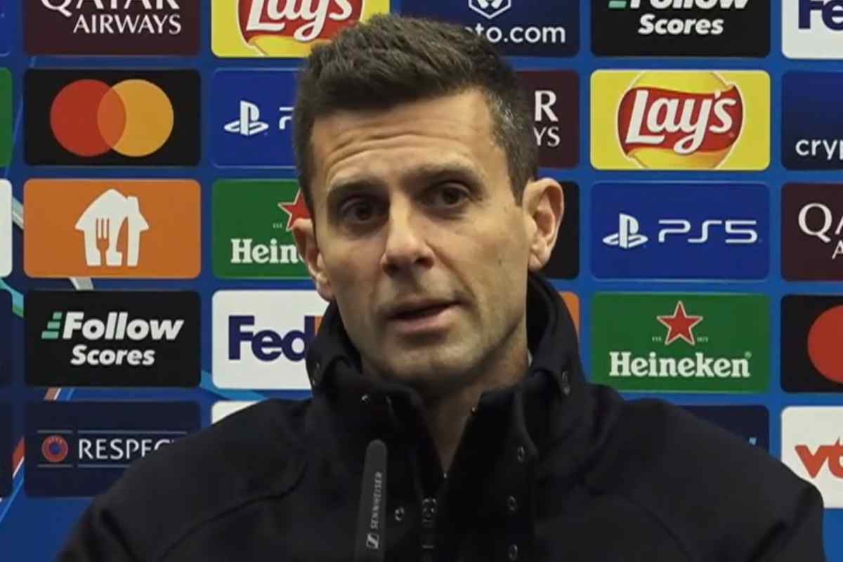 Thiago Motta in conferenza stampa